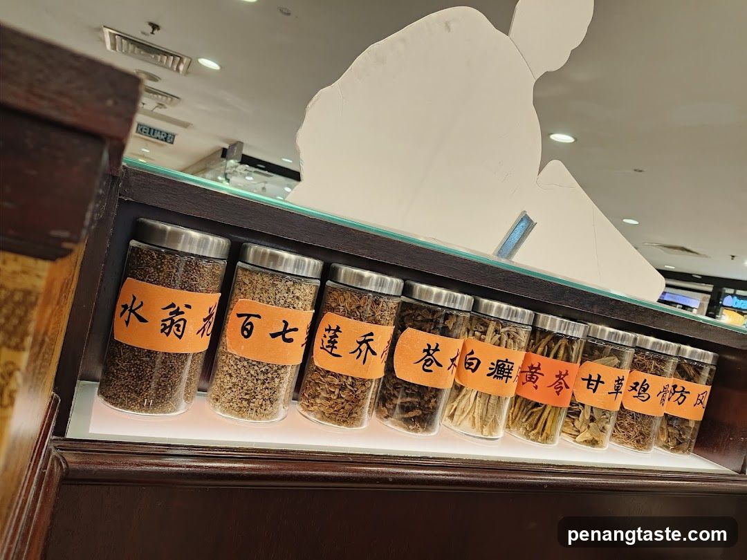 Herbal Ingredients Display