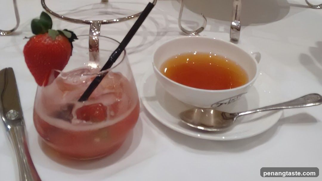 Strawberry Cocktail and Tea