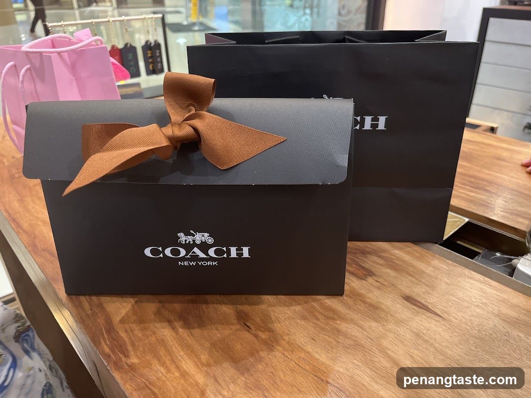 Coach Gift Box and Shopping Bags