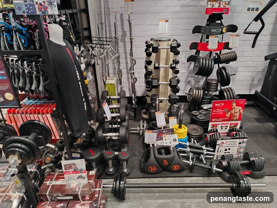 Fitness Equipment Display
