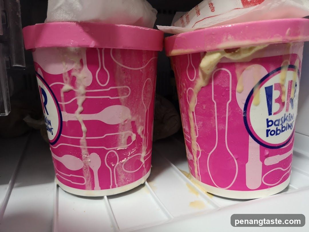 Baskin Robbins Ice Cream Containers