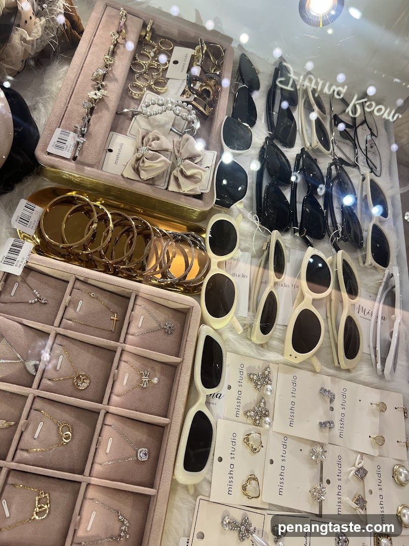 Jewelry and Sunglasses Display
