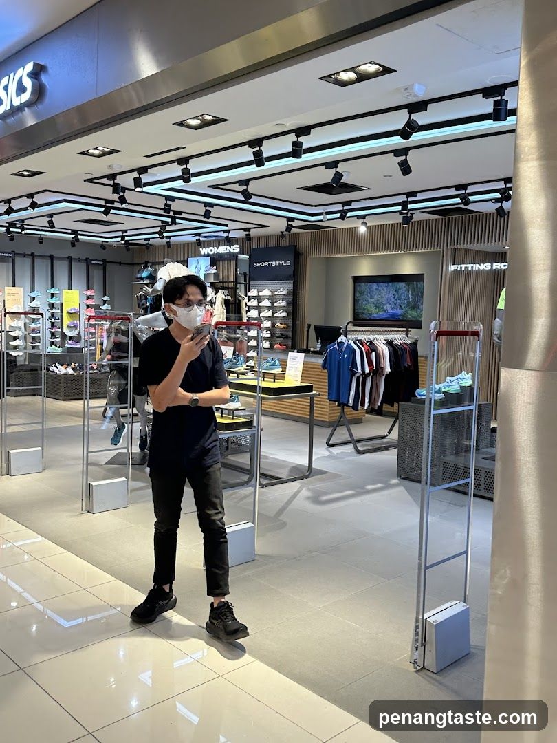 Man in a Shoe Store