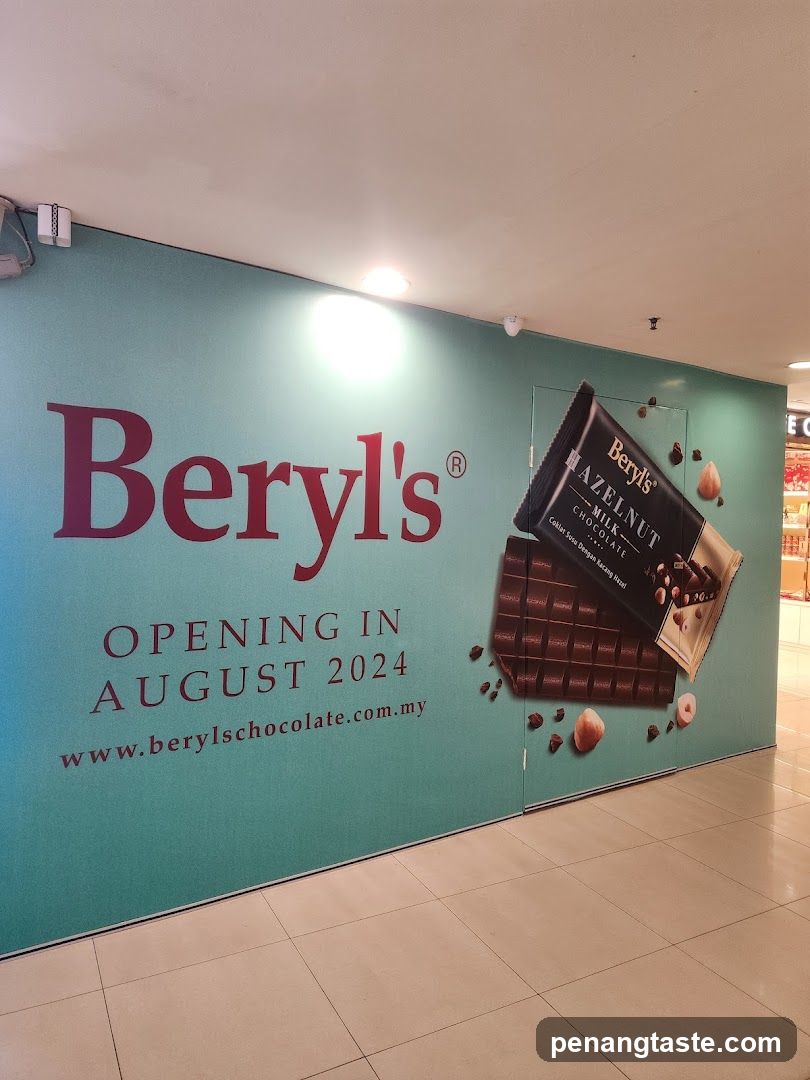 Beryl's Chocolate Store Advertisement