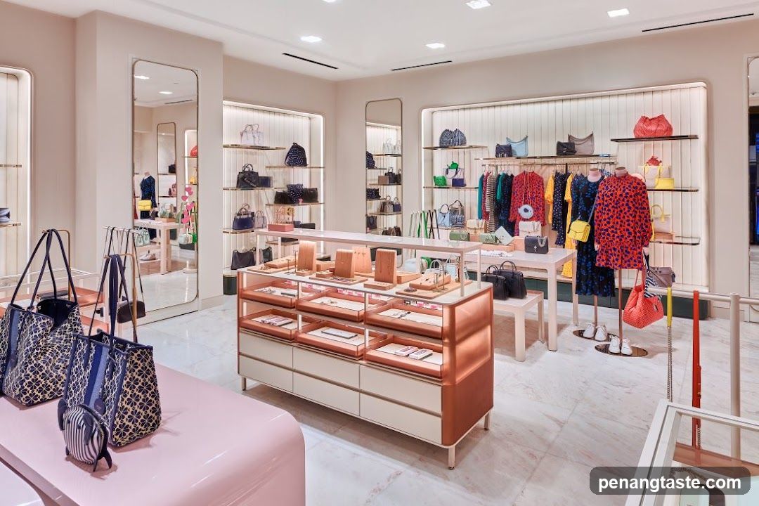 Retail Store Interior with Handbags and Apparel