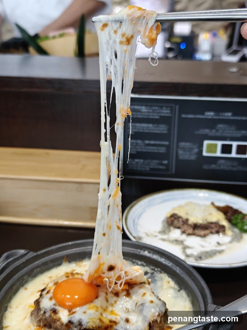 Cheesy Dish with Egg Yolk