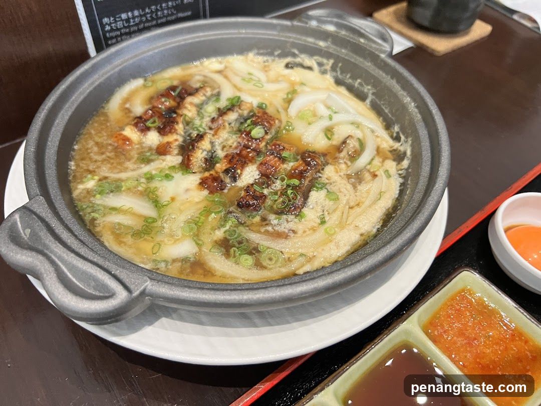Udon Soup with Eel
