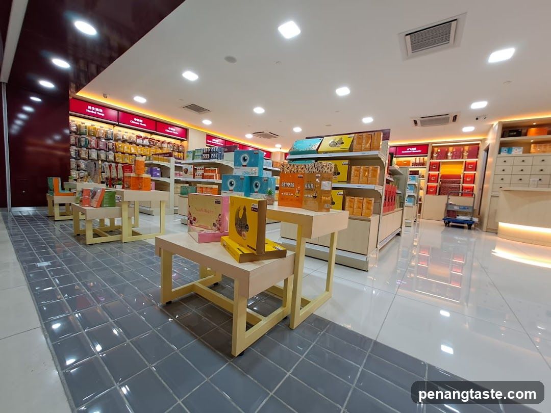 Interior of a retail store