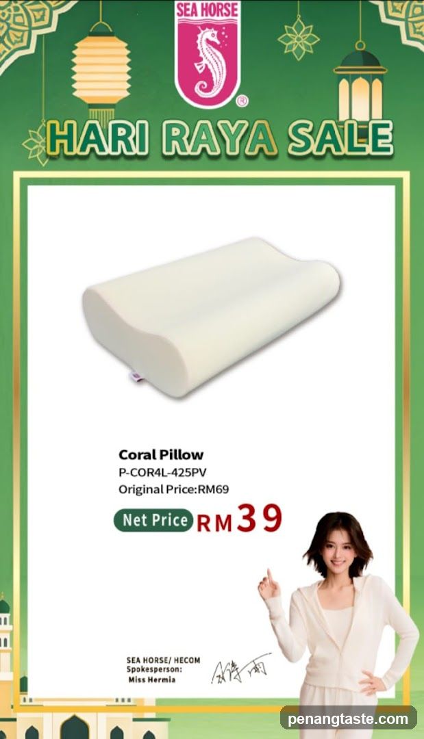 Hari Raya Sale - Coral Pillow