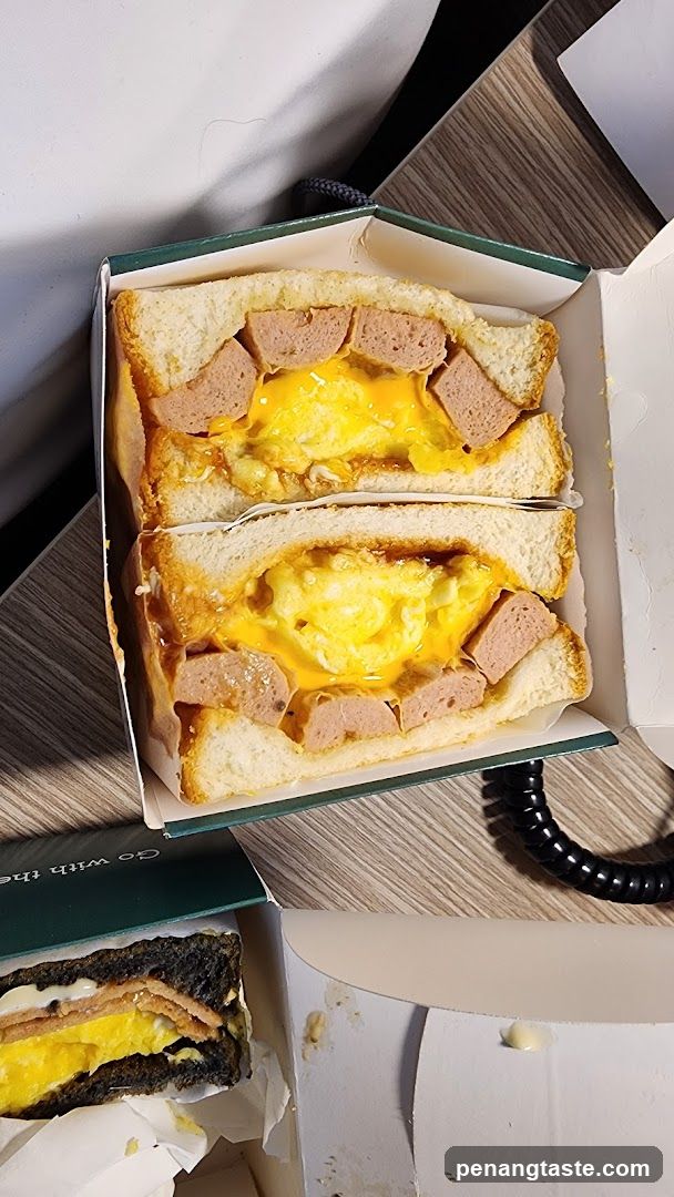 Sandwiches in packaging