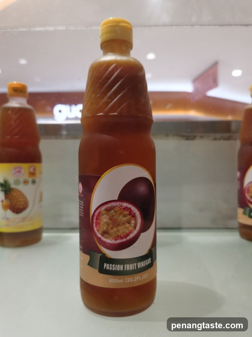 Passion Fruit Vinegar Bottle