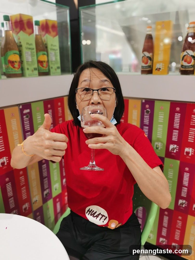 Woman drinking from a wine glass