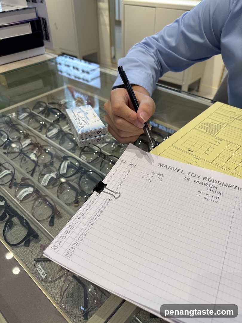 Eyewear Store Counter