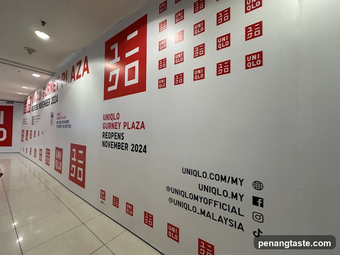 Uniqlo Gurney Plaza Reopening Announcement