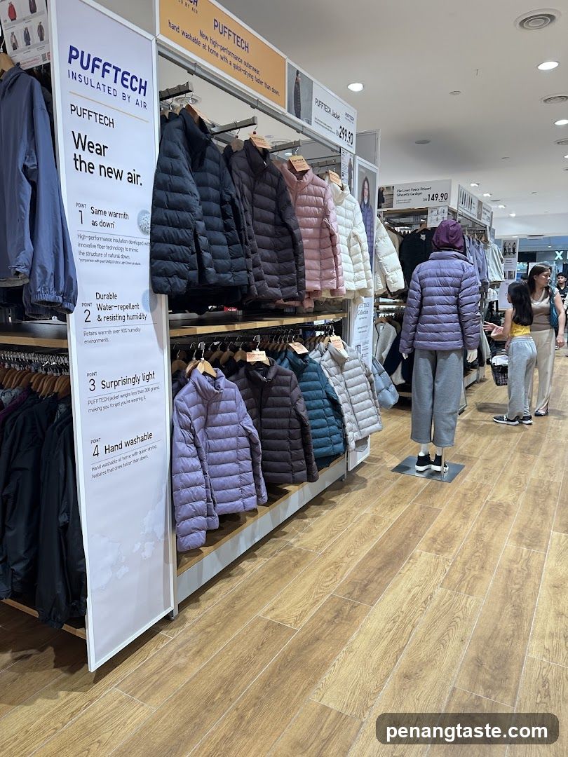 Pufftech Jackets Display