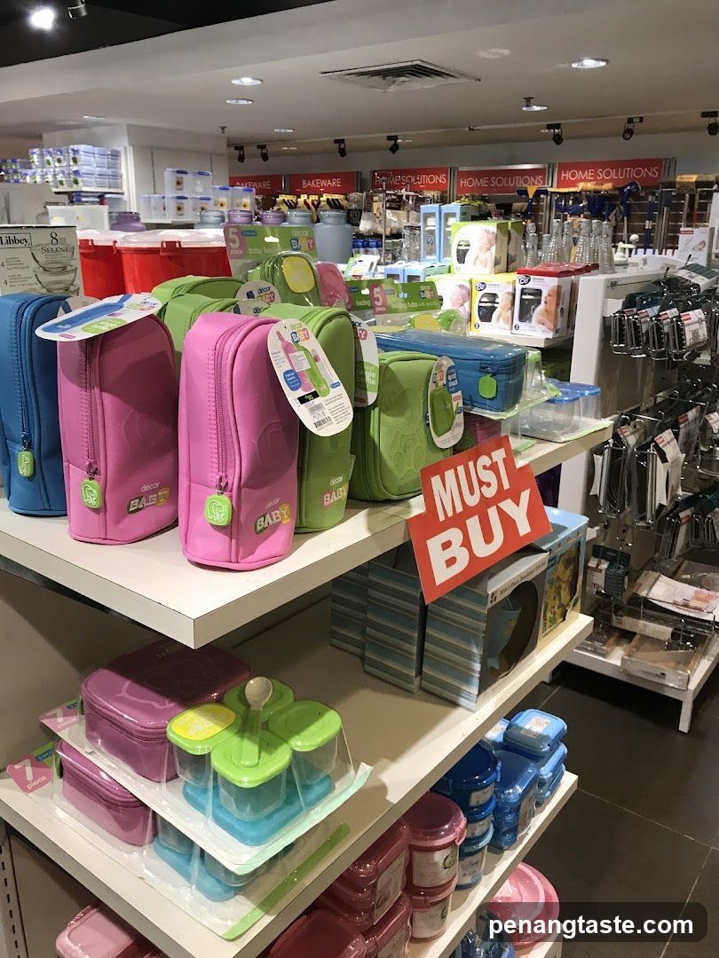 Baby and Home Goods Display