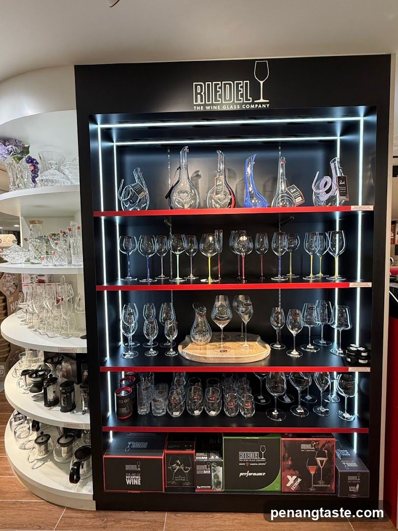 Riedel Wine Glass Company Display