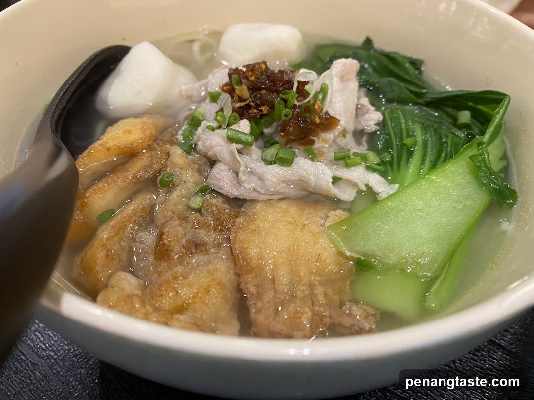Noodle Soup with Pork and Vegetables