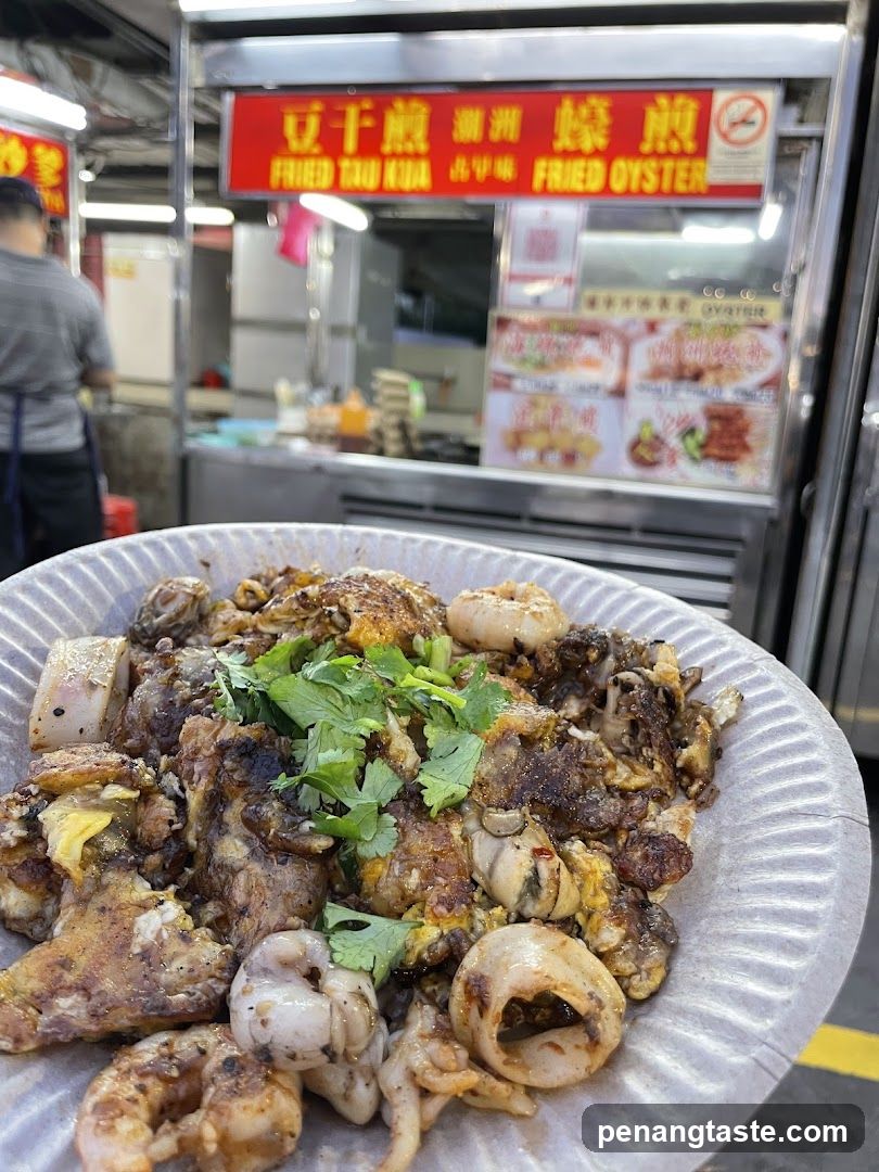Fried Oyster and Fried Tau Kwa