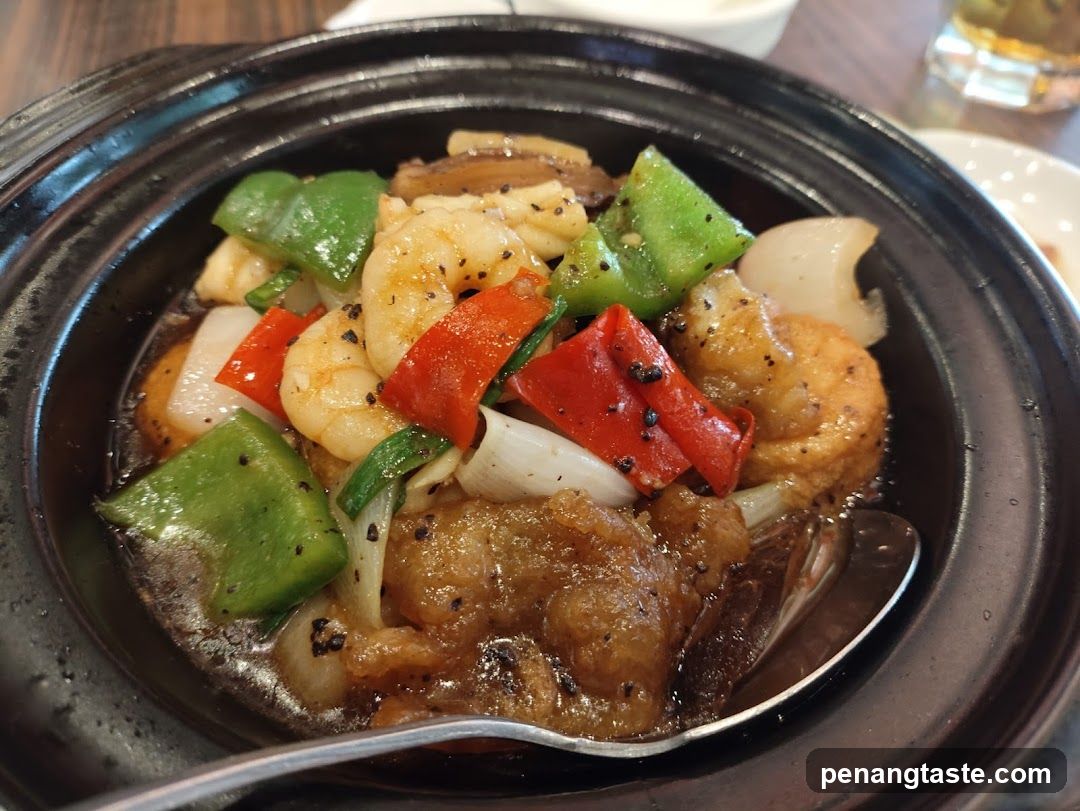 Black Pepper Tofu and Shrimp