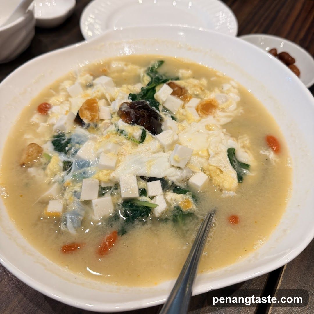 Tofu and Egg Drop Soup