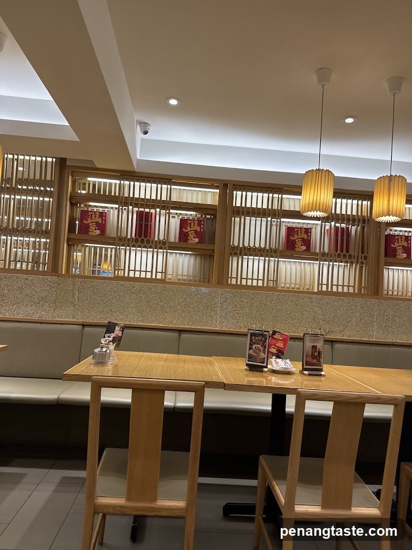 Restaurant Interior with Decorative Shelving