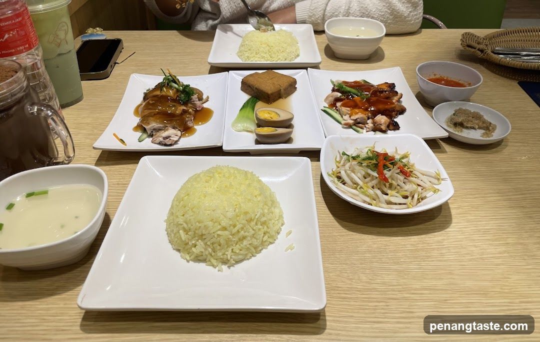 Hainanese Chicken Rice Meal