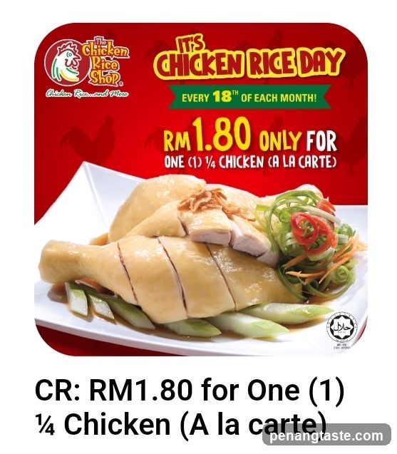 Chicken Rice Day Promotion