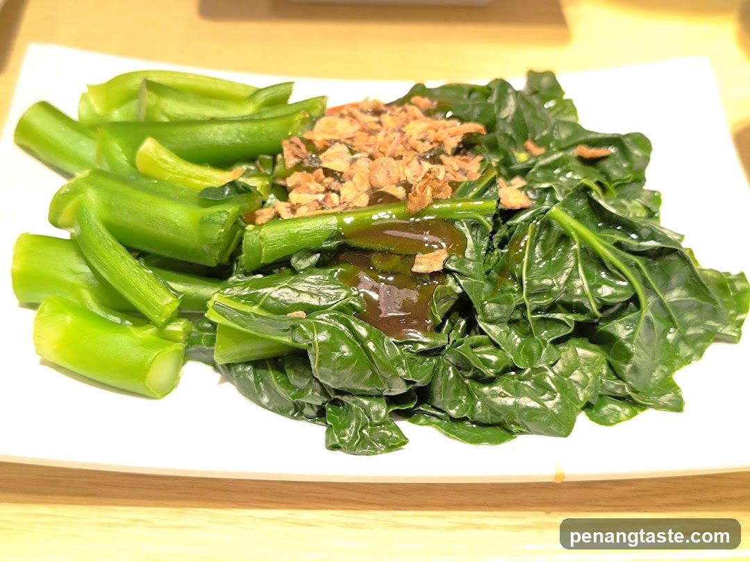Steamed Greens with Garlic