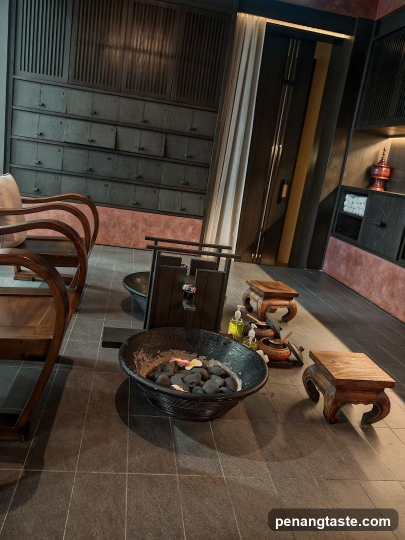 Spa Foot Soak Area