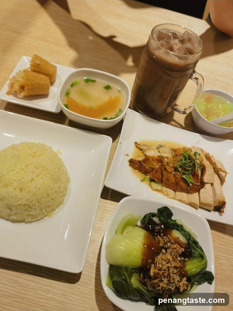 Hainanese Chicken Rice Meal
