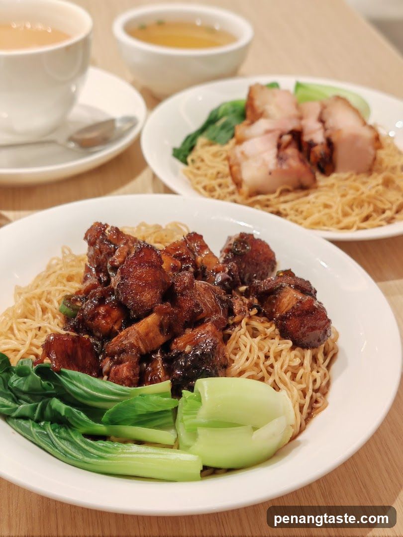 Noodles with Pork and Greens