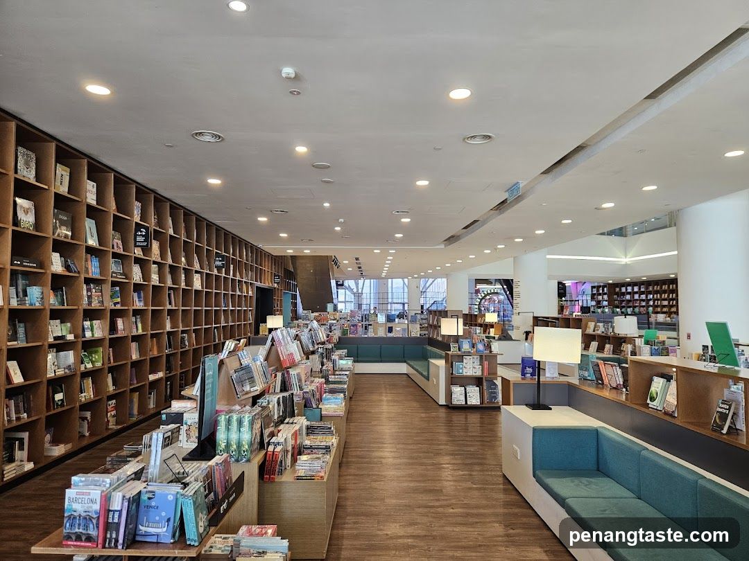 Interior of a bookstore