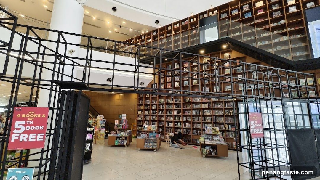 Interior of a bookstore