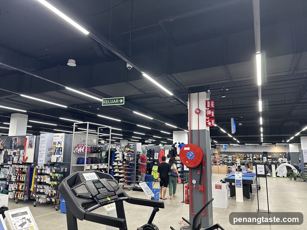 Sports Equipment Store Interior