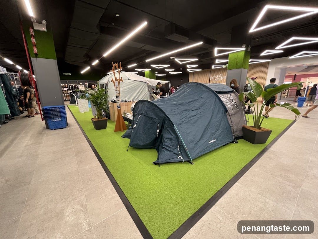 Camping Gear Display