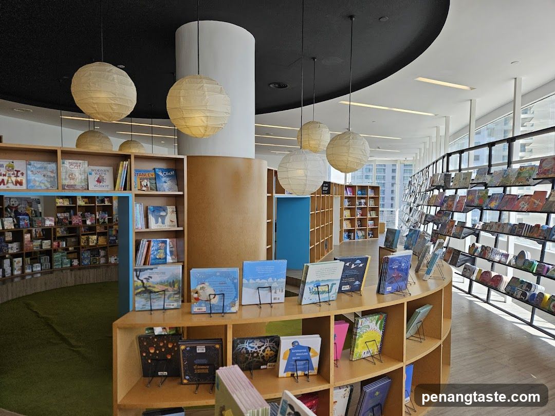 Interior of a bookstore
