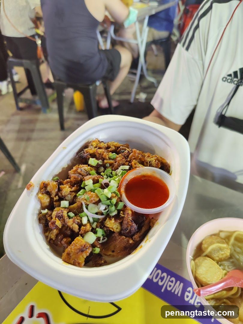 Fried Oyster Omelet with Chili Sauce