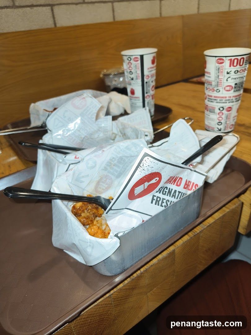 Food and Drinks on Trays
