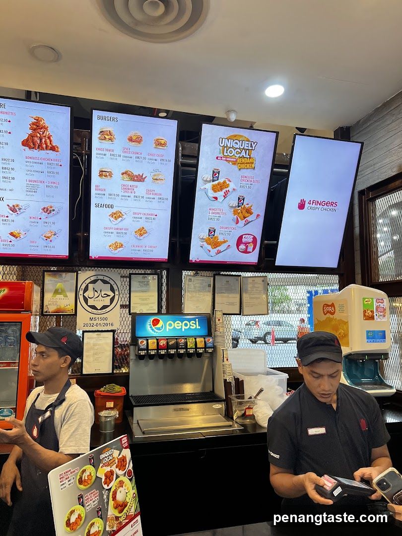 Fast Food Restaurant Counter