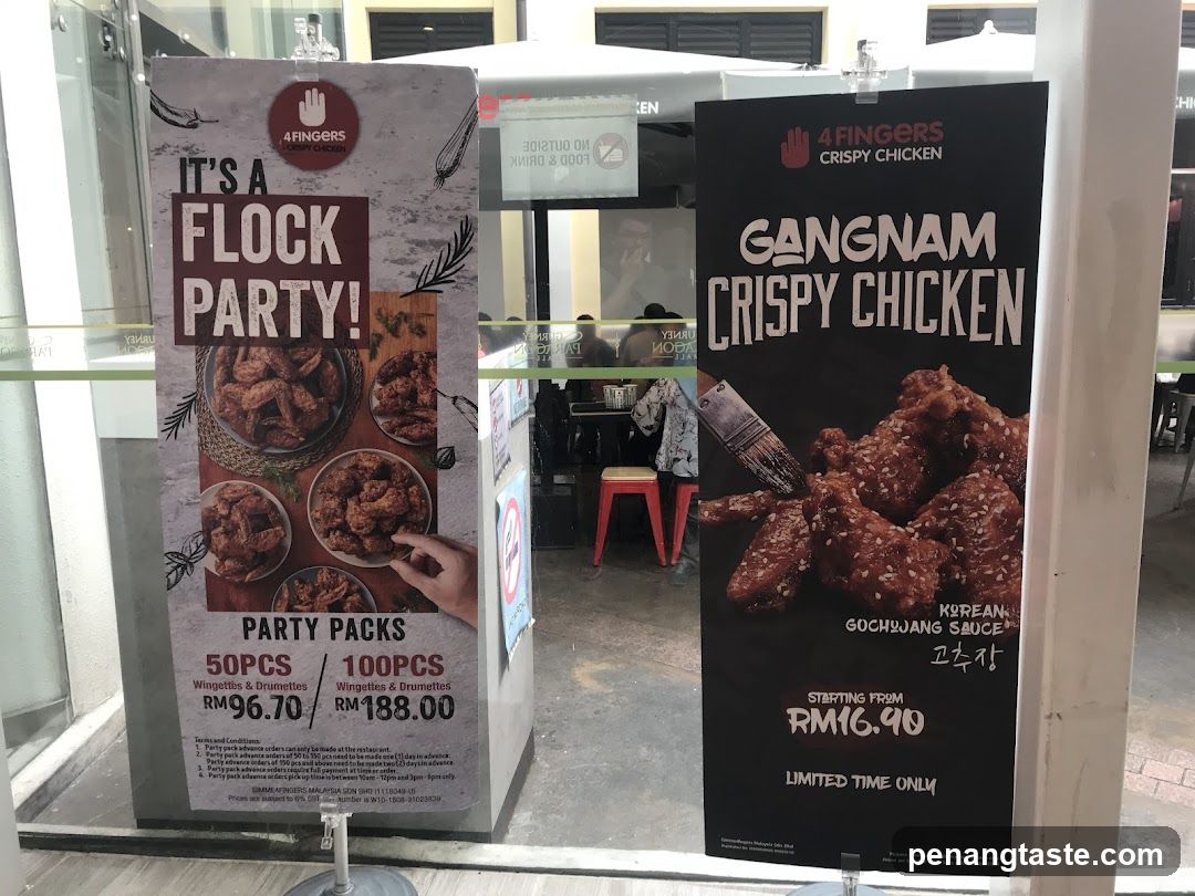 4 Fingers Crispy Chicken promotional posters