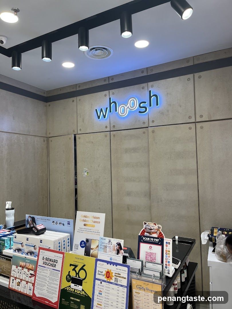 Whoosh Store Counter