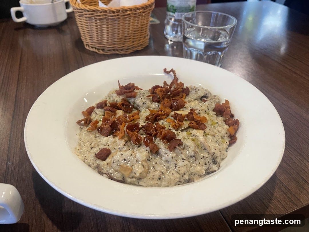 Mushroom Risotto with Bacon