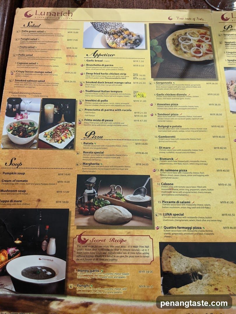 Lunarich Pizza, Pasta & Coffee