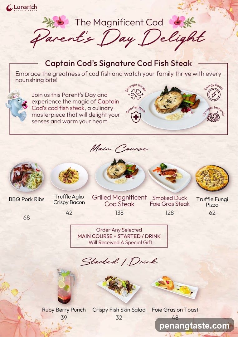 Parent's Day Delight Menu