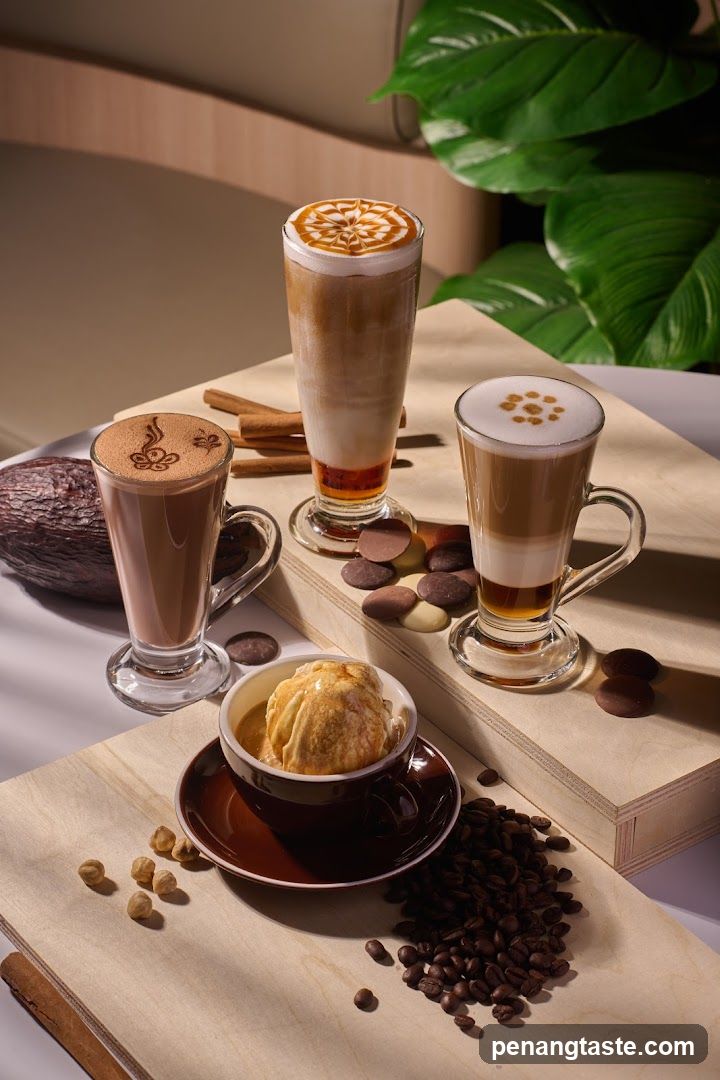 Coffee and Ice Cream Dessert