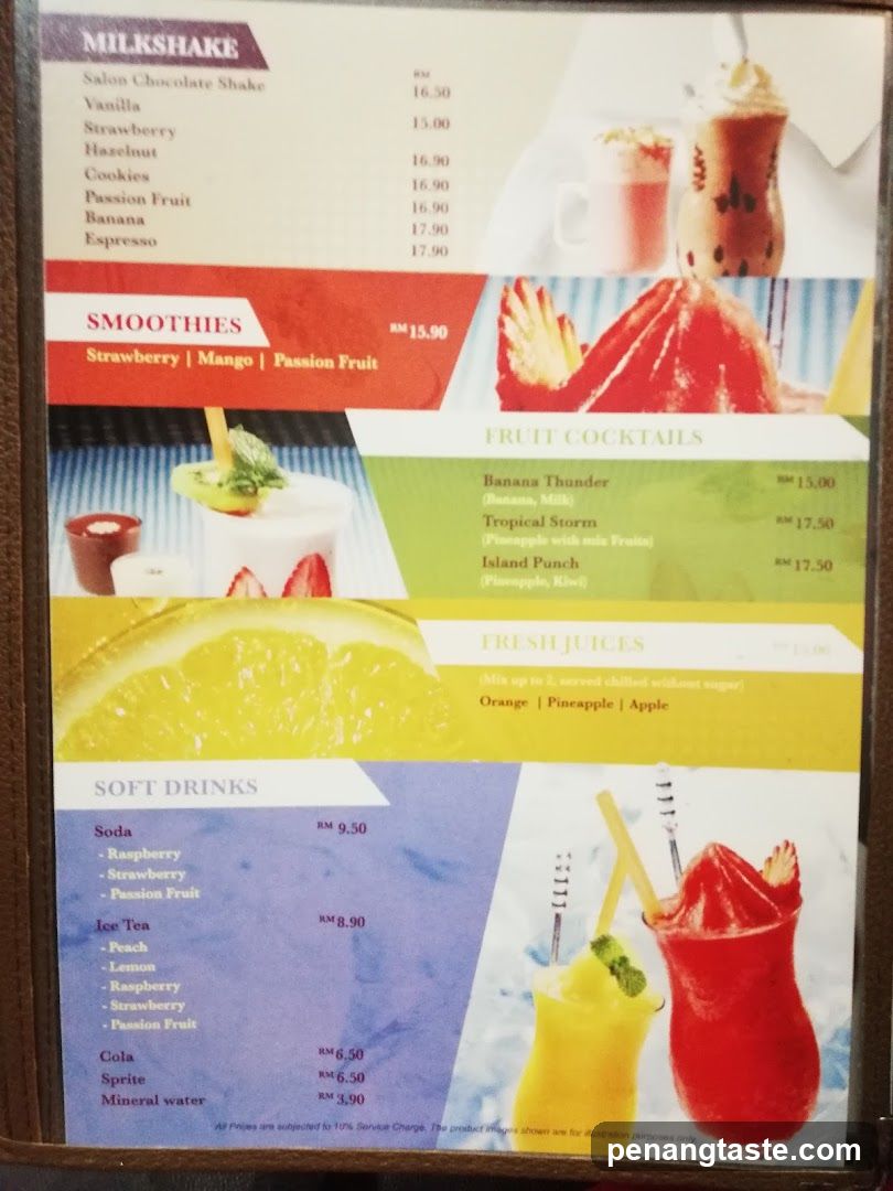 Beverage Menu