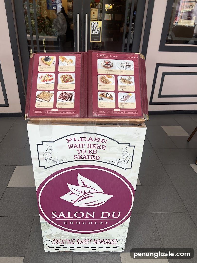 Salon Du Chocolat Menu