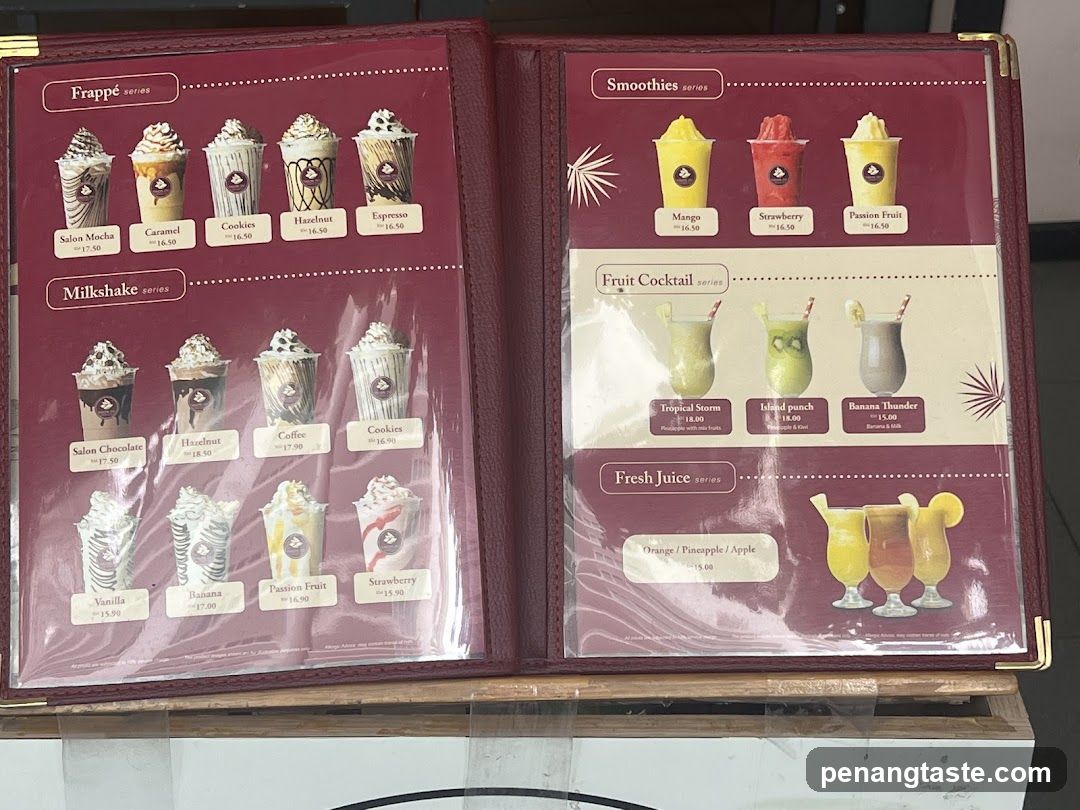 Beverage Menu
