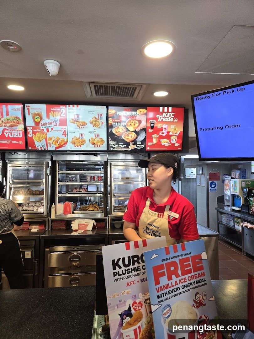 KFC Restaurant Interior